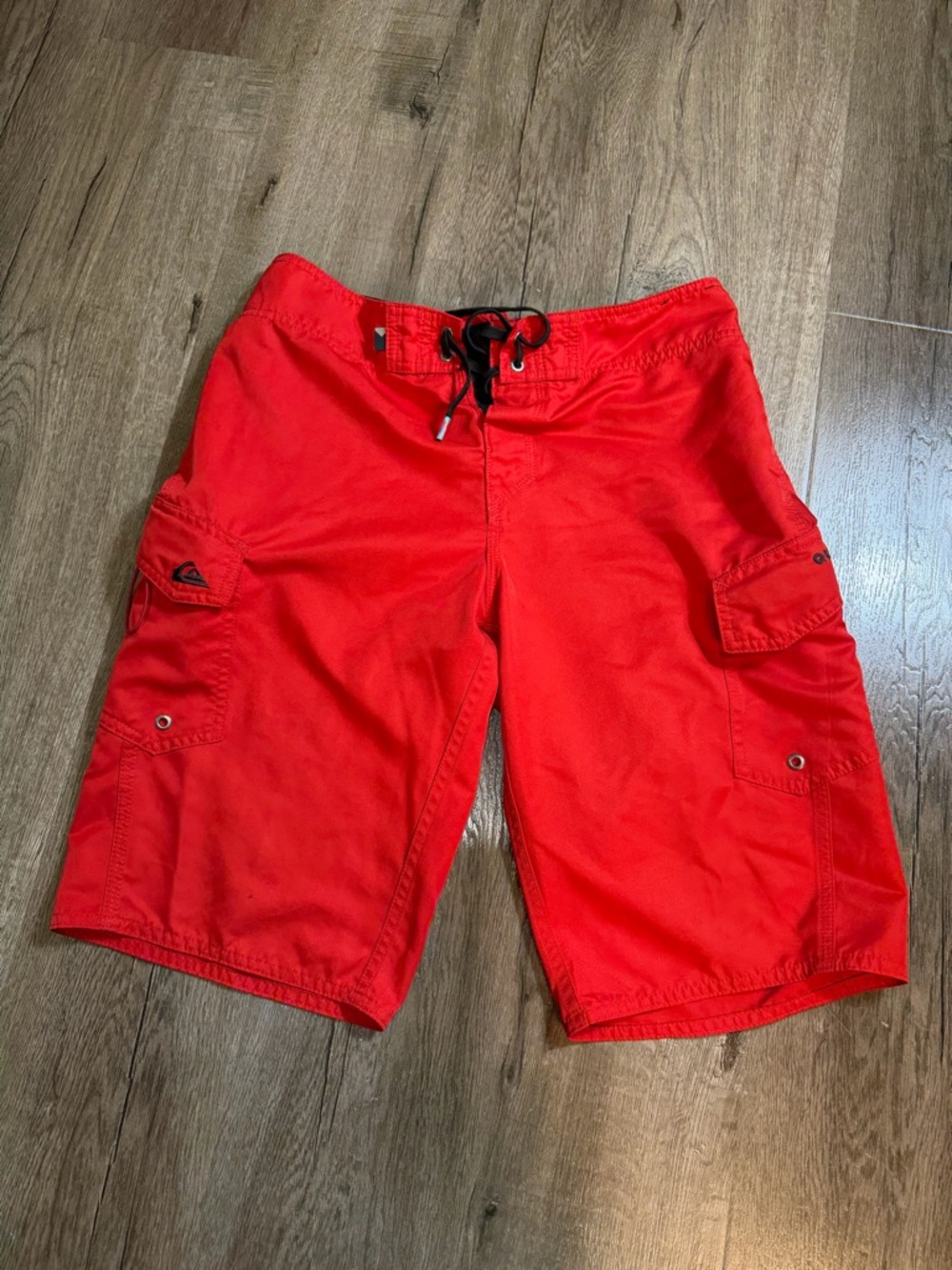 Quiksilver Men’s Bright Red Cargo Boardshorts
